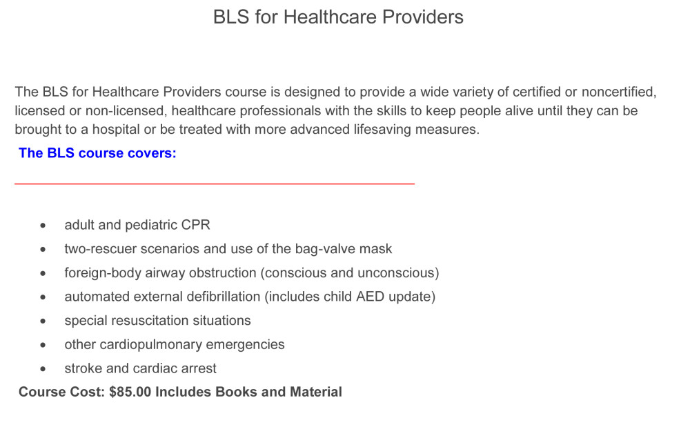BLS-for-Healthcare-Providers